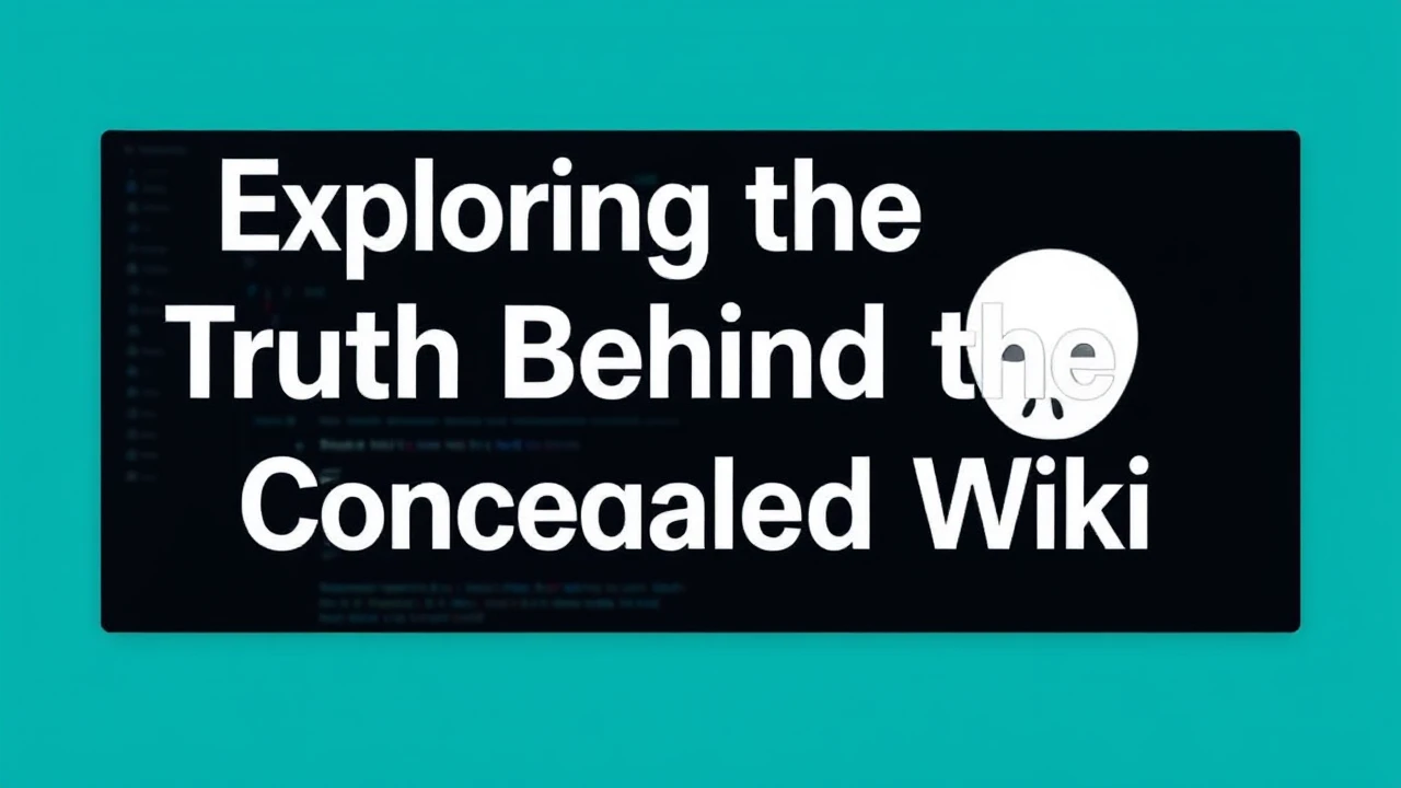 Exploring the Truth Behind the Concealed Wiki