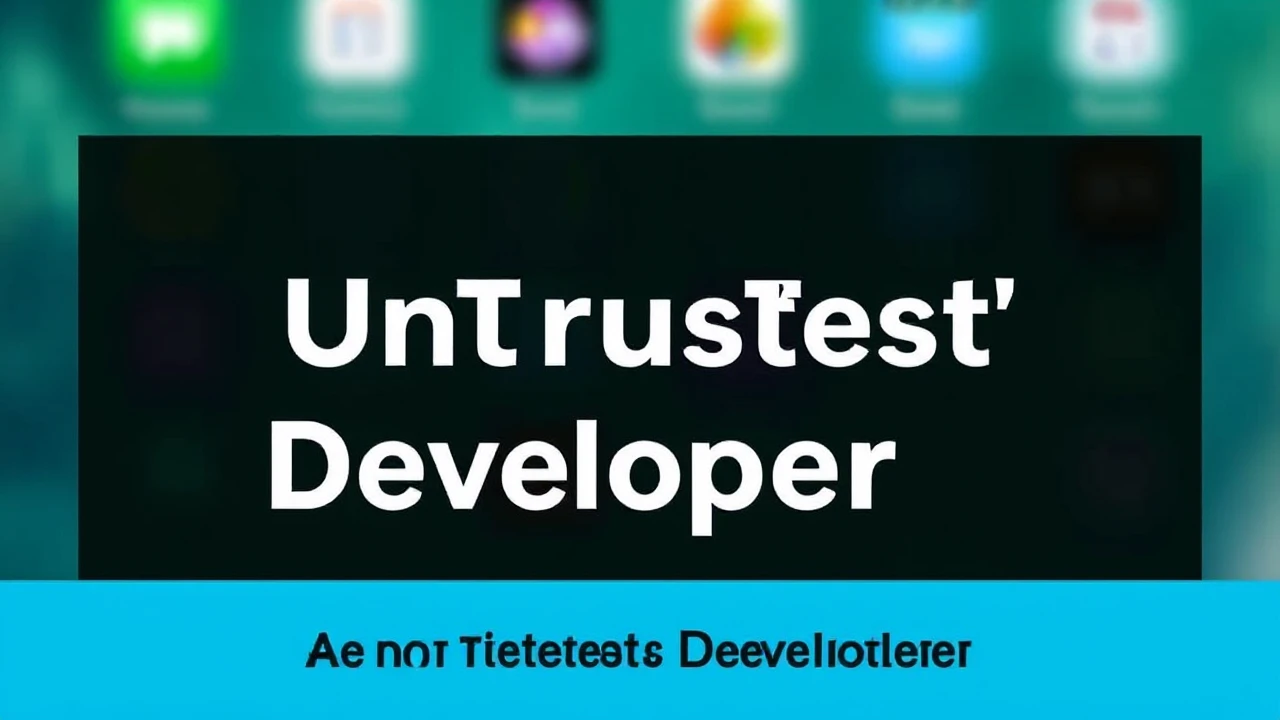 Apa Itu Sijil ‘Trust’ Aplikasi (iOS ‘Untrusted Developer’)?