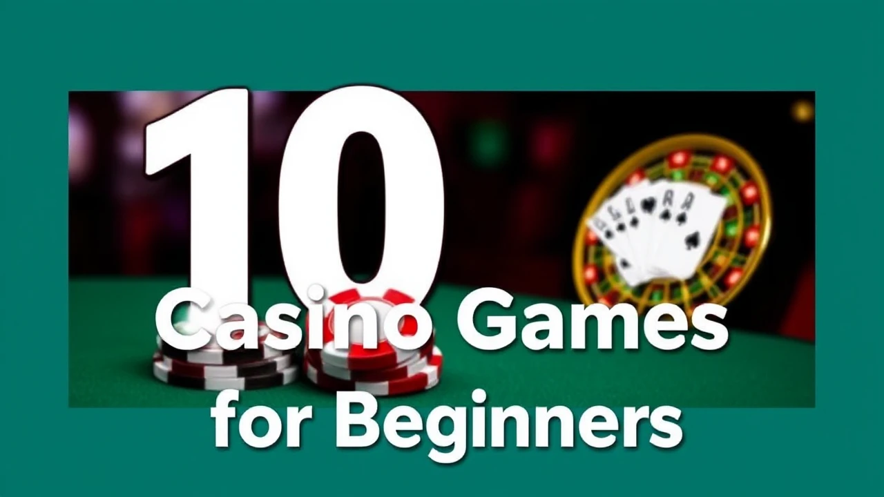 Recommended 10 Must-Try Casino Games for Beginners