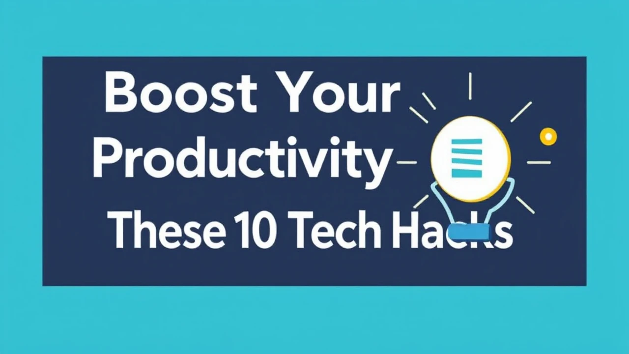 Boost Your Productivity with These 10 Tech Hacks