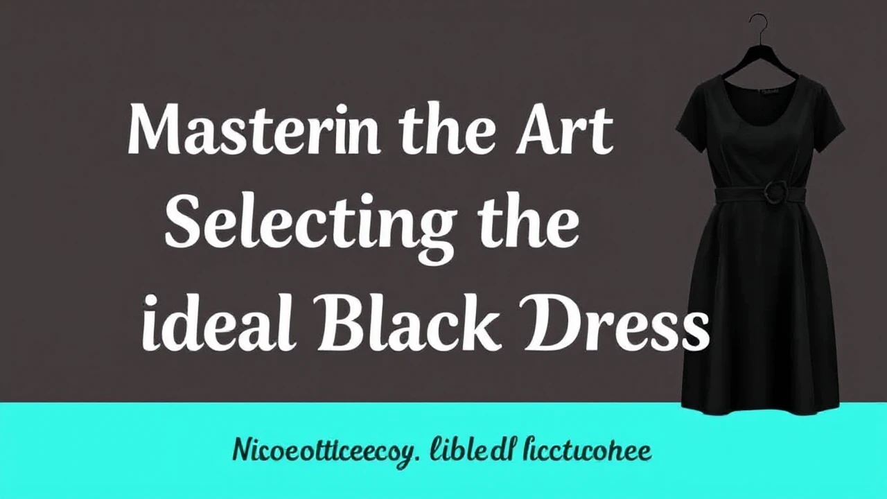 Mastering the Art of Selecting the Ideal Little Black Dress