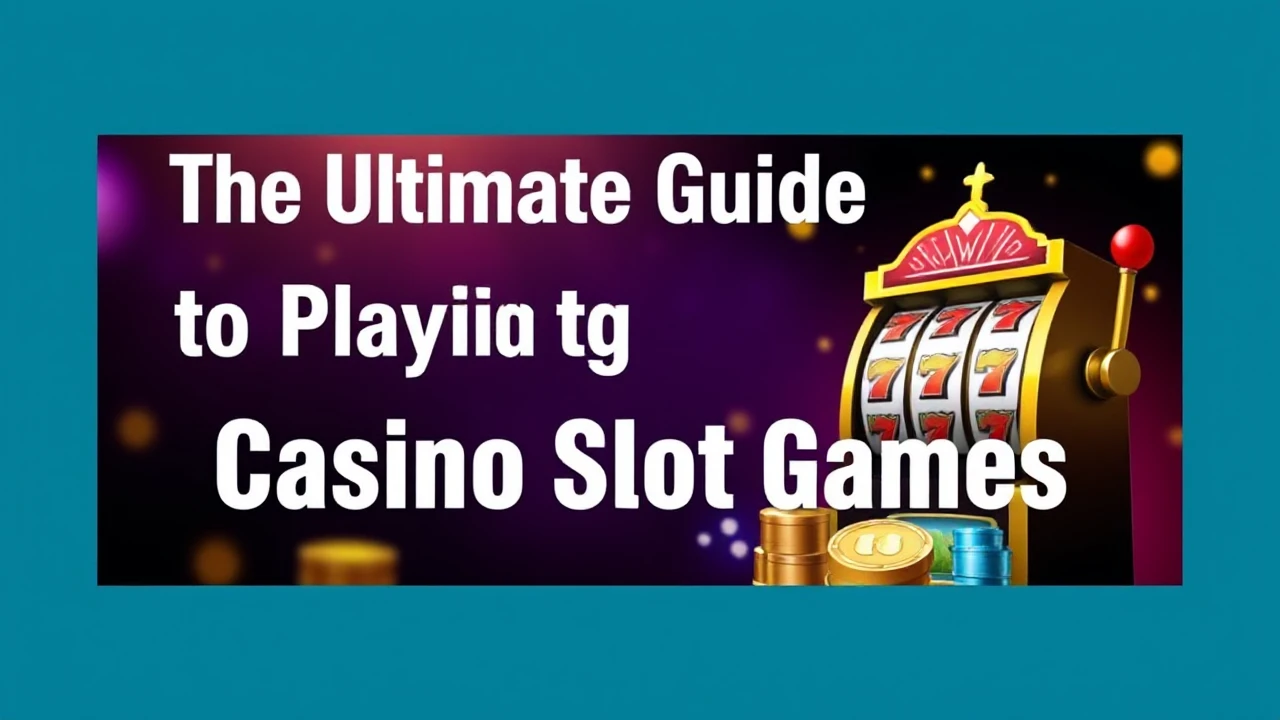 The Ultimate Guide to Playing Casino Slot Games