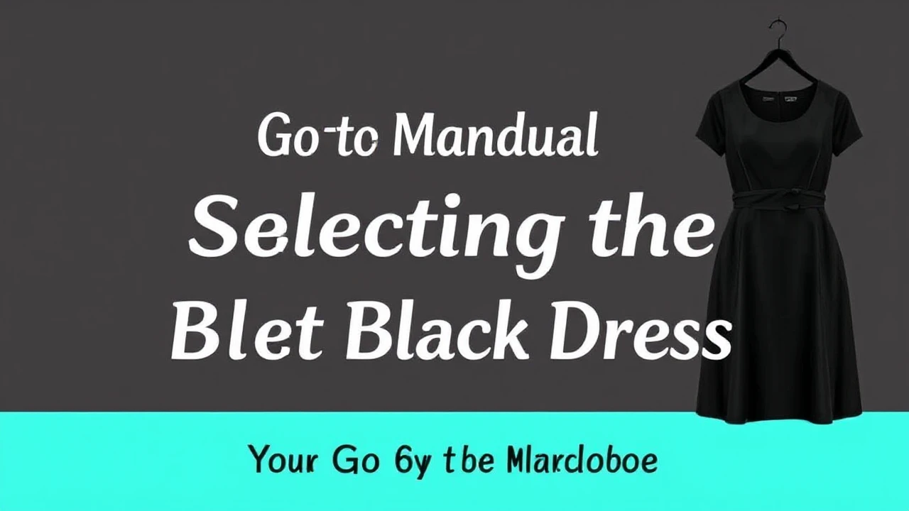 Your Go-To Manual of Selecting the Perfect Little Black Dress