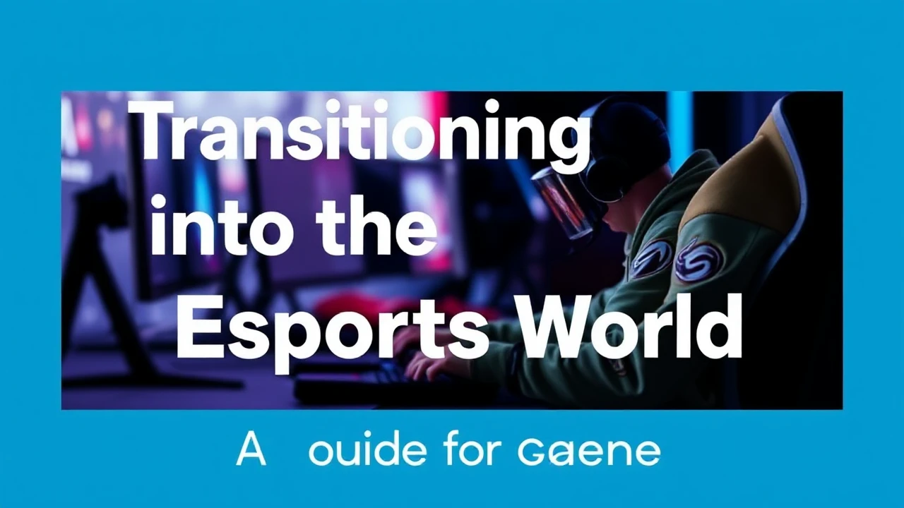 Transitioning into the Esports World: A Guide for Gamers