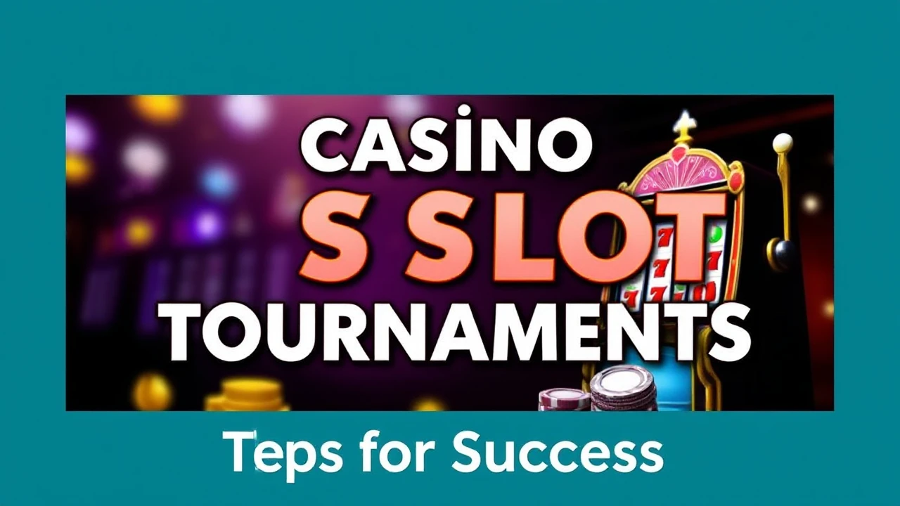 Casino Slot Tournaments: Tips for Success