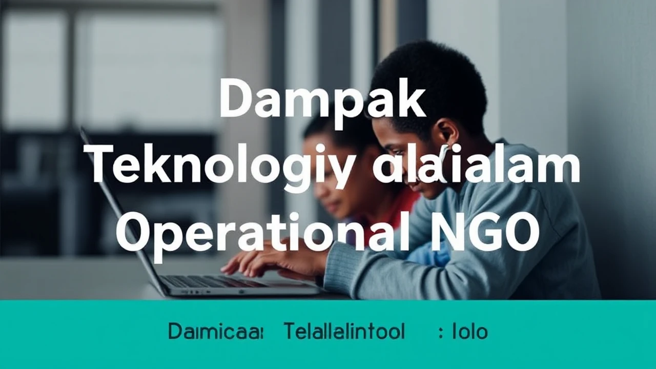 Dampak Teknologi dalam Operasional NGO: Tren Terkini yang Perlu Anda Ketahui