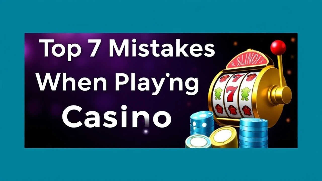 Top 7 Mistakes When Playing Casino Slots