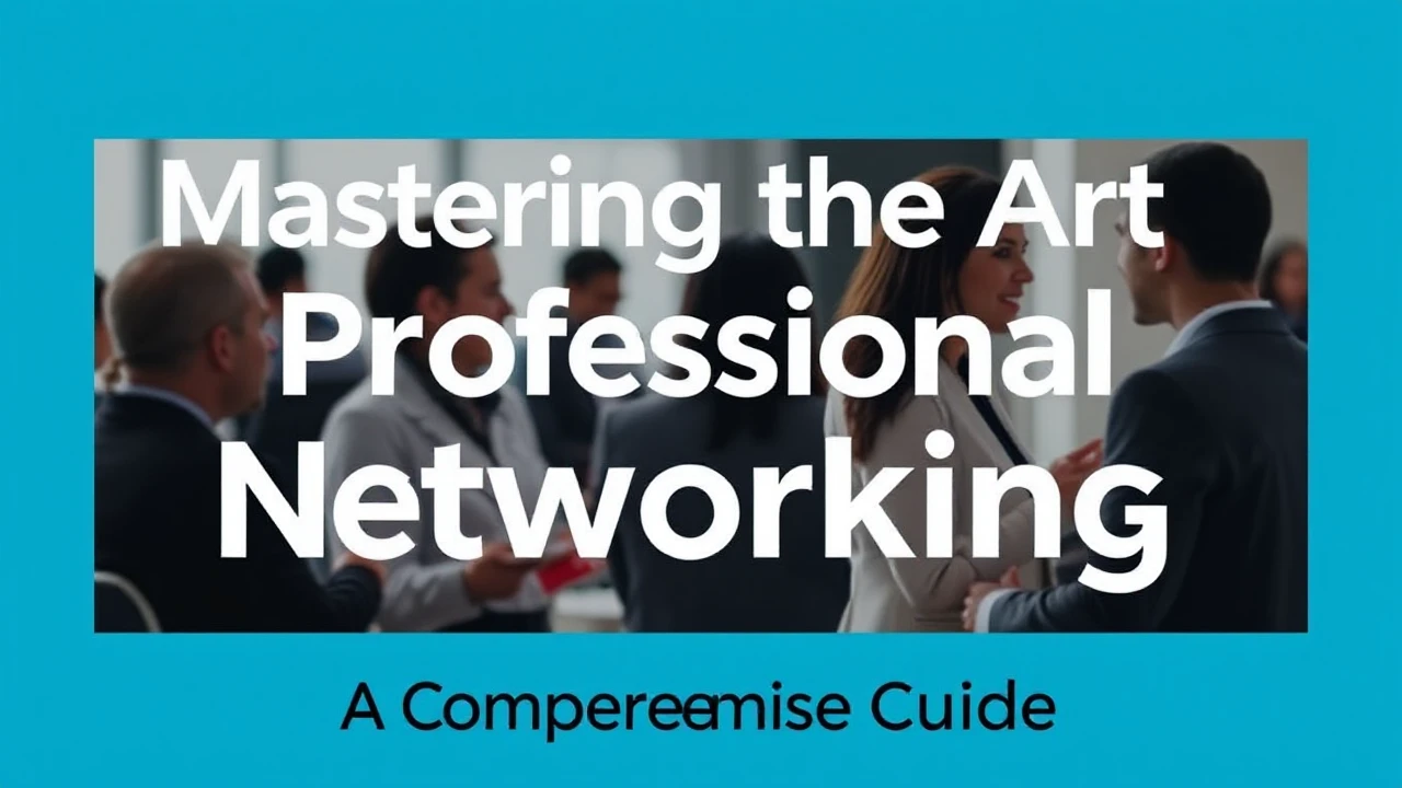 Mastering the Art of Professional Networking: A Comprehensive Guide