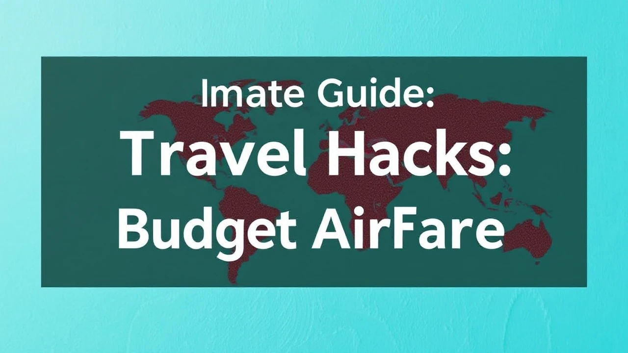 Ultimate Guide on Travel Hacks: Mastering Budget Airfare