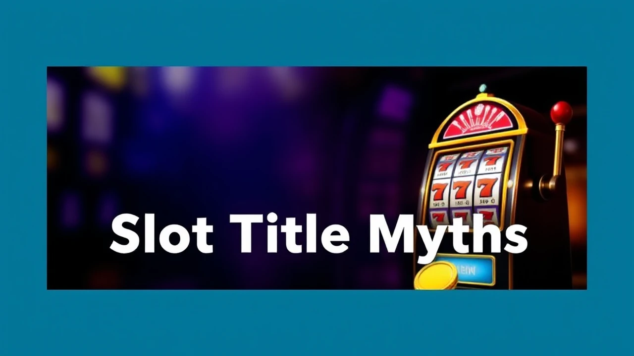 Debunking 10 Slot Title Myths: Unveiling Truth from Mythology