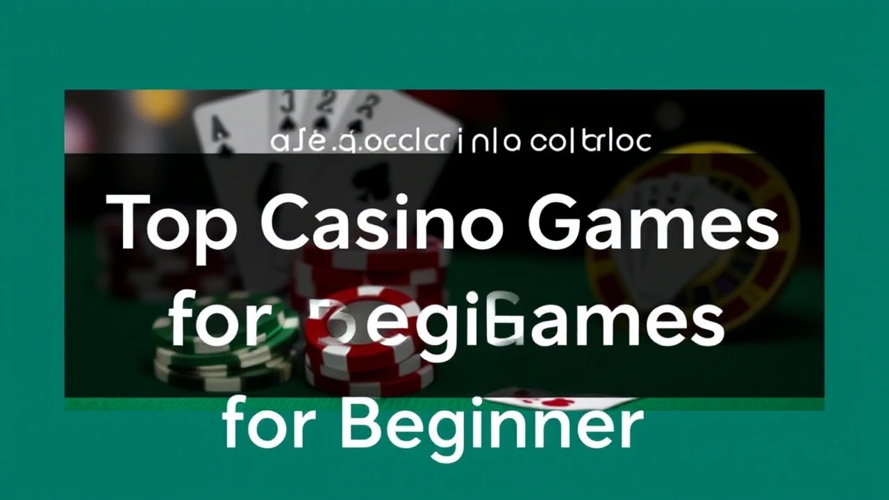 Your Complete Handbook to Top Casino Games for Beginners