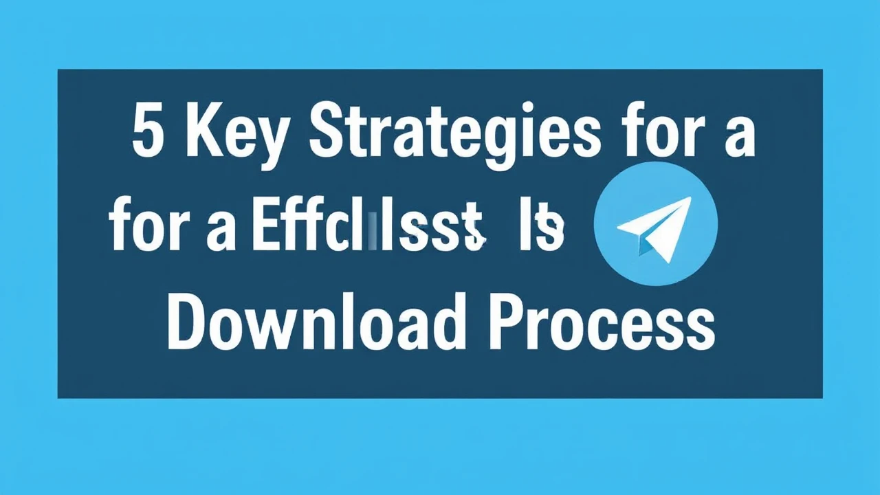 5 Key Strategies for a Effortless Telegram Download Process