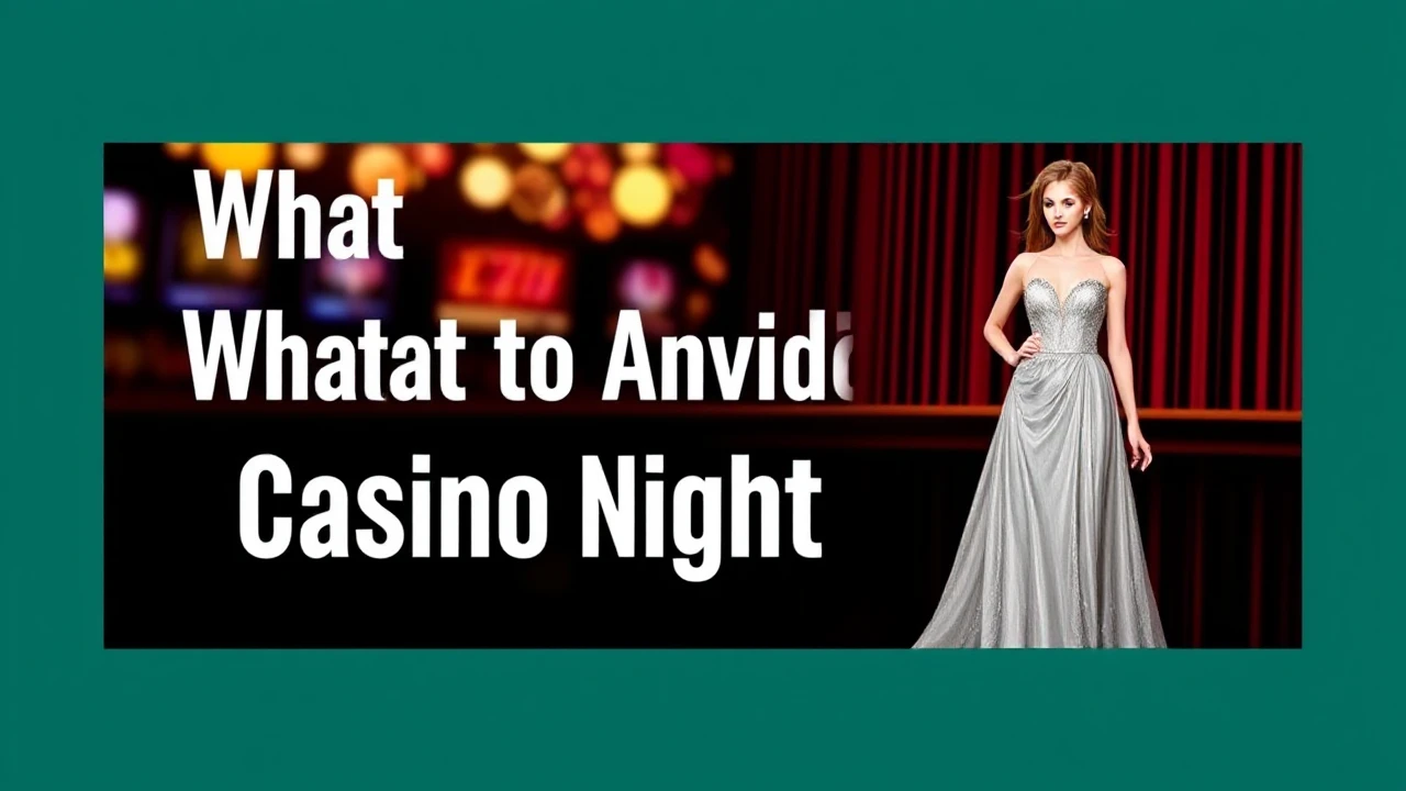 What to Wear and What to Avoid for Casino Night Outfits