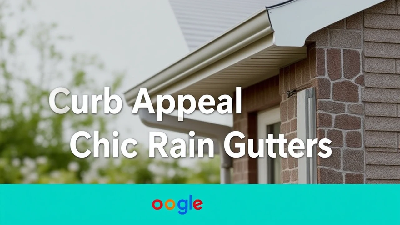 Innovative Ways to Elevate Curb Appeal with Chic Rain Gutters