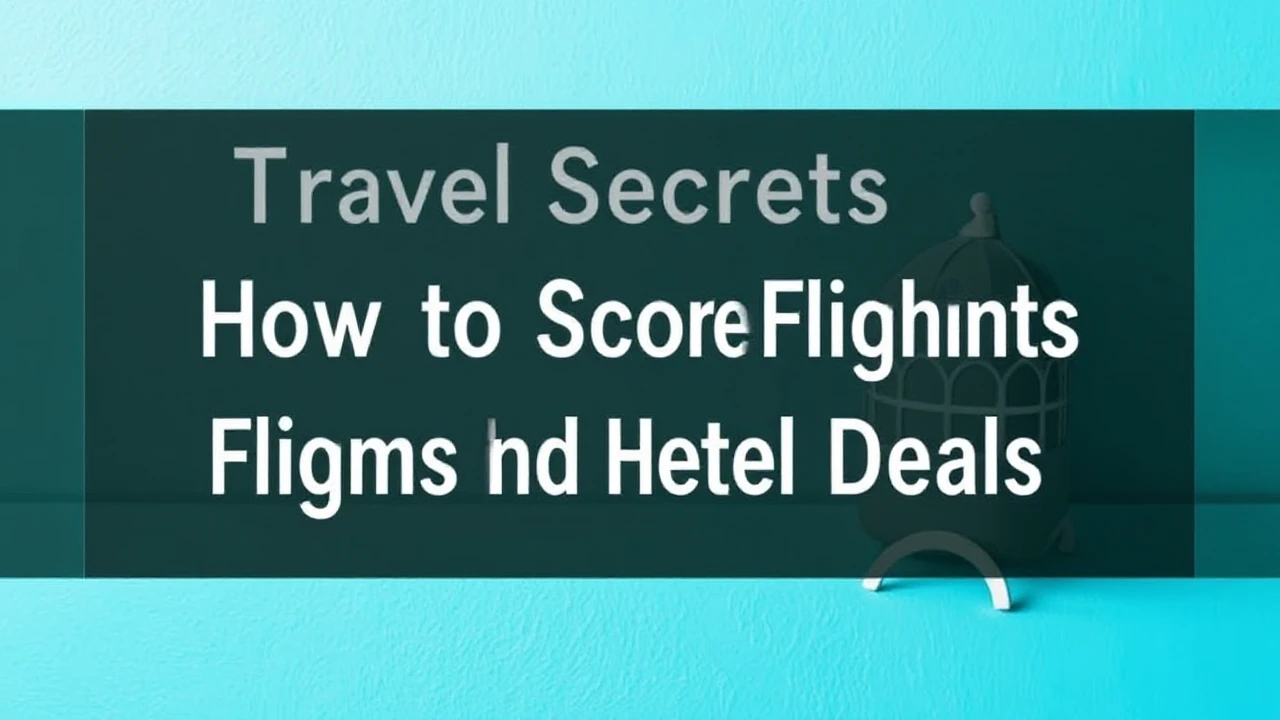 Travel Secrets: How to Score Cheap Flights and Hotel Deals