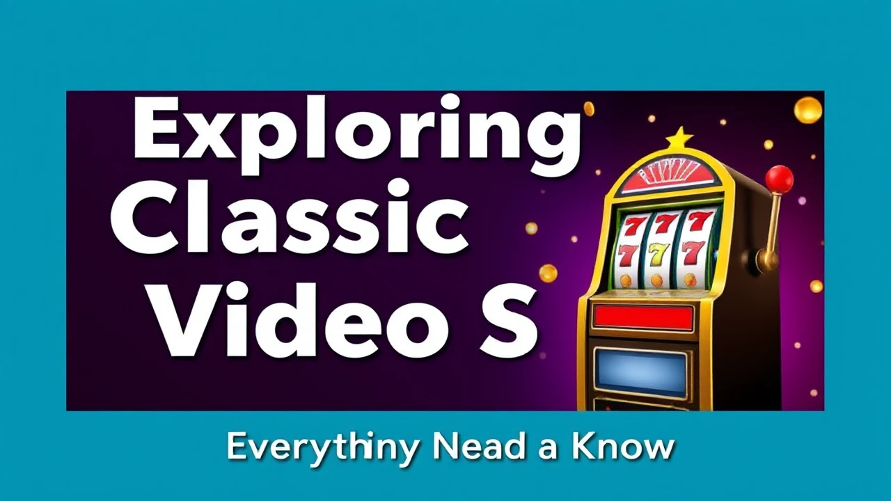 Exploring Classic and Video Slots: Everything You Need to Know