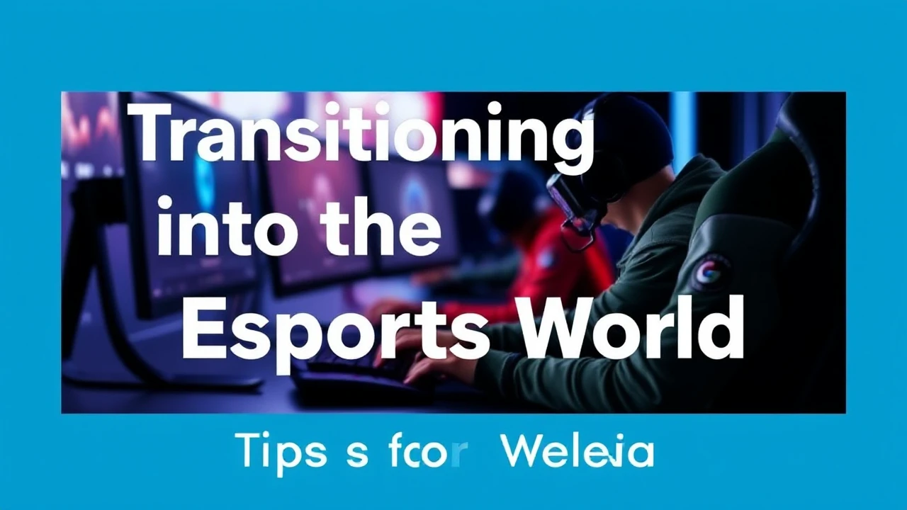Transitioning into the Esports World: Tips for Players