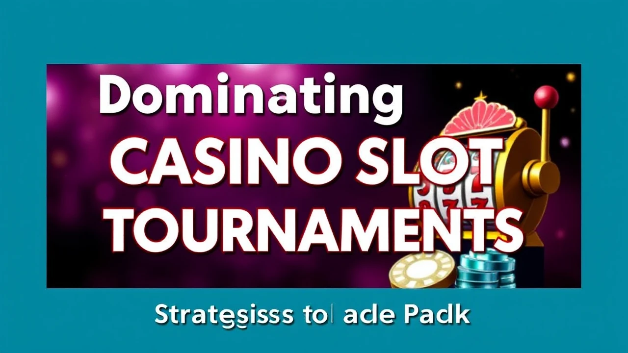 Dominating Casino Slot Tournaments: Strategies to Lead the Pack