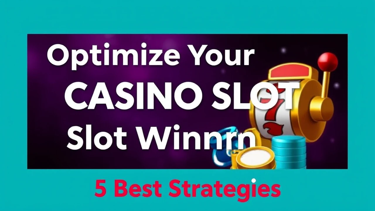 Optimize Your Casino Slot Winnings: 5 Best Strategies
