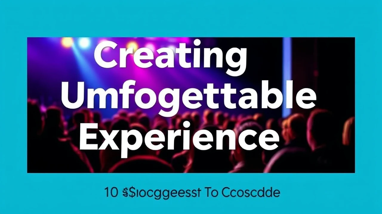 Creating Unforgettable Experience: 10 Suggestions to Consider
