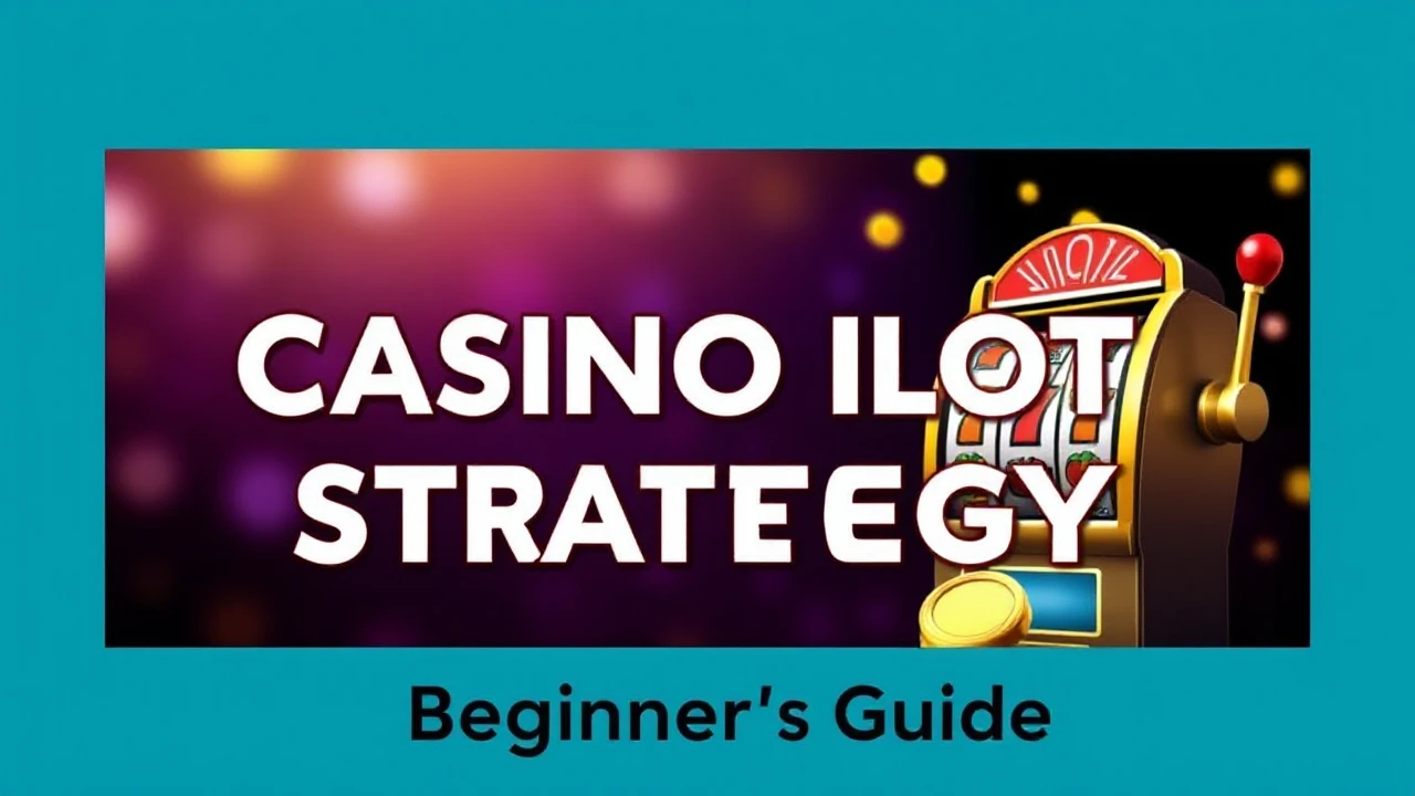 Perfecting the Art of Casino Slot Strategy: A Beginner's Guide