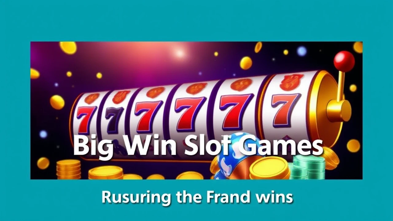 The Appeal of Big Win Slot Games: Pursuing the Grand Wins