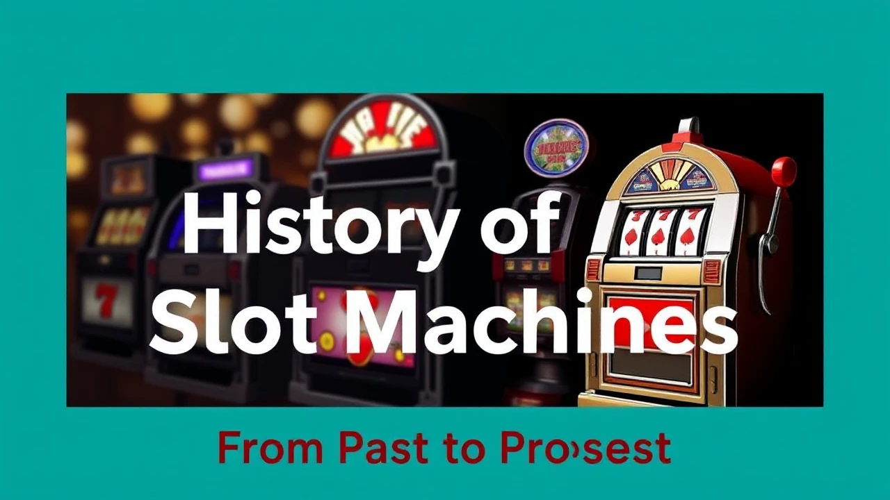 From Past to Present: Tracing the History of Slot Machines