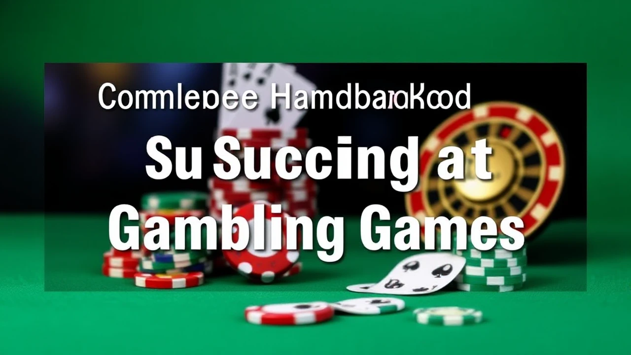 Complete Handbook to Succeeding at Gambling Games