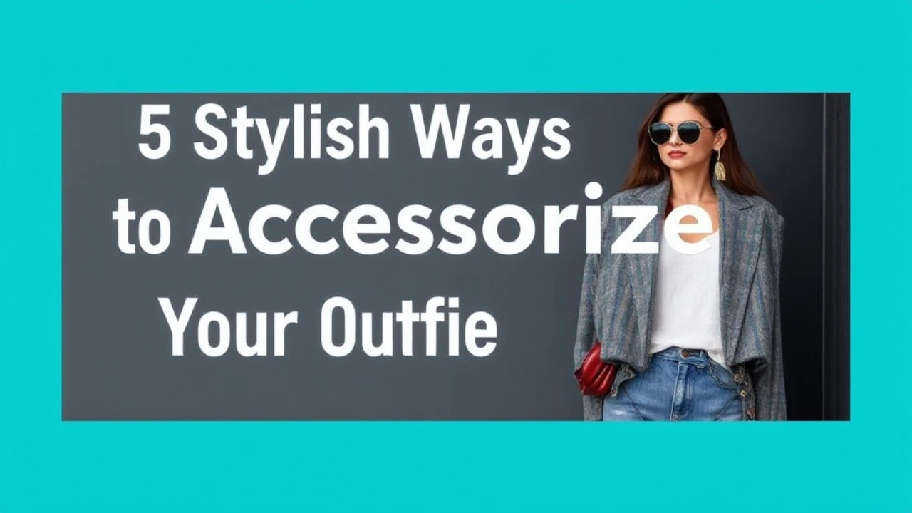 5 Stylish Ways to Accessorize Your Outfit Effortlessly