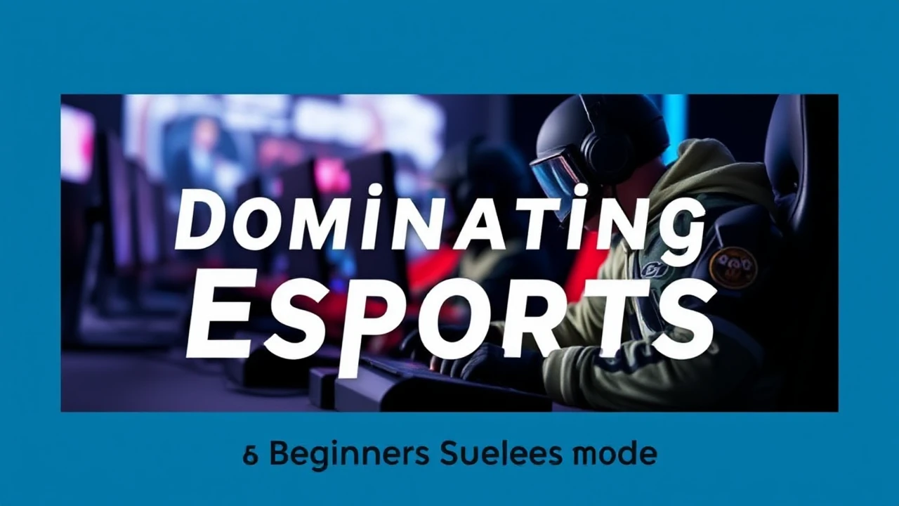 Dominating Esports: A Beginner's Guide to Professional Gaming