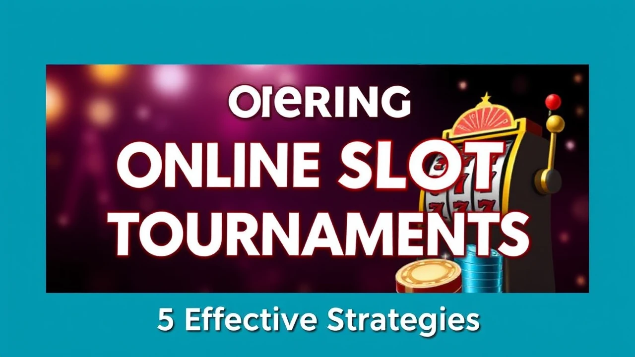 Mastering Online Slot Tournaments: 5 Effective Strategies
