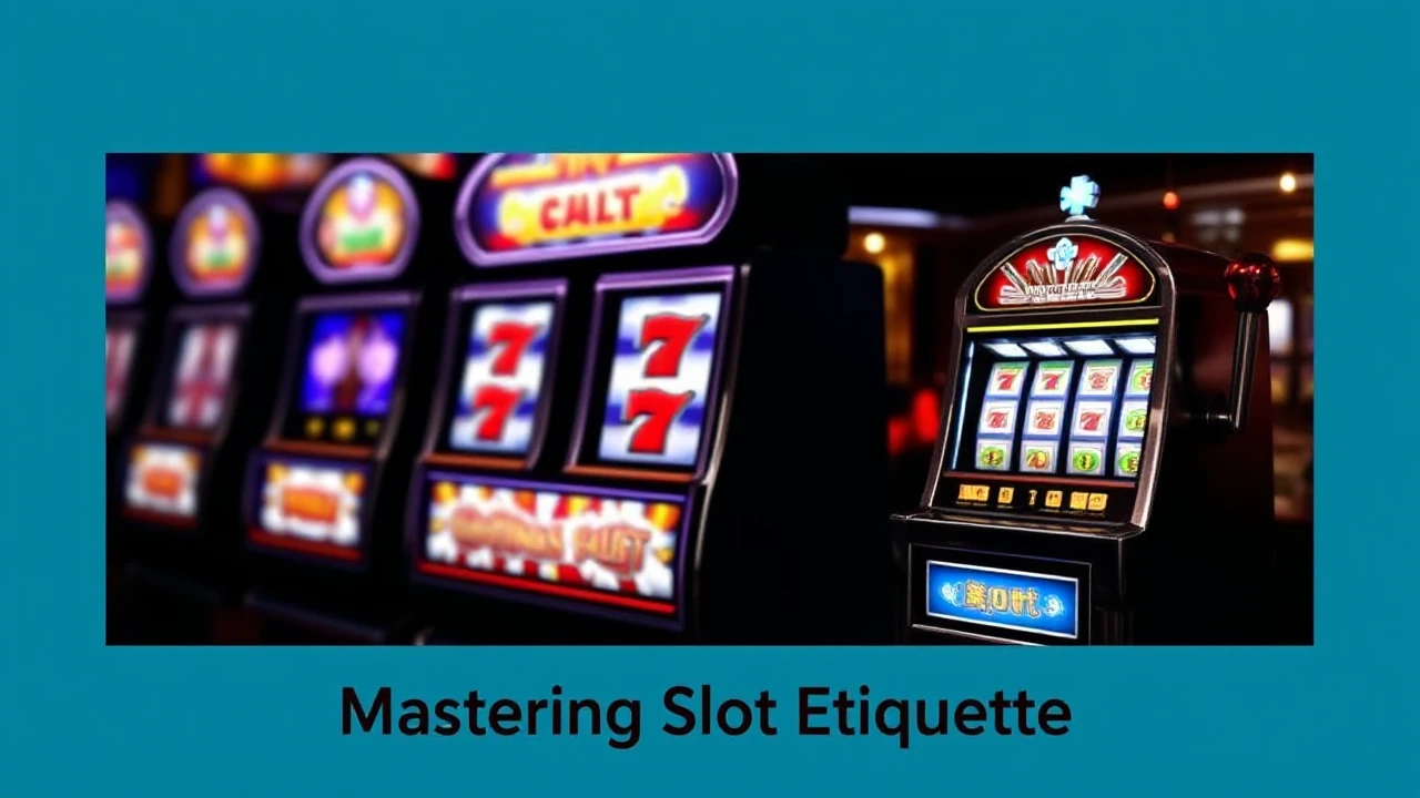 Mastering Slot Etiquette: Do's and Don'ts in the Casino