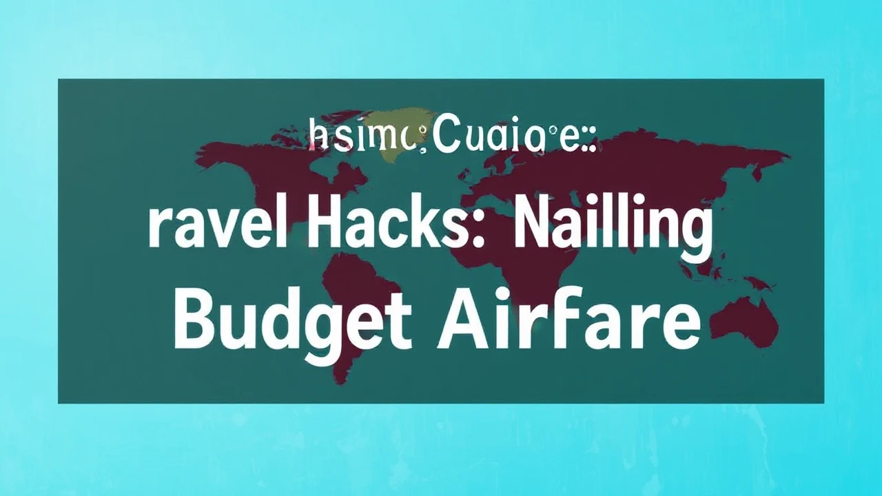 Ultimate Guide on Travel Hacks: Nailing Budget Airfare