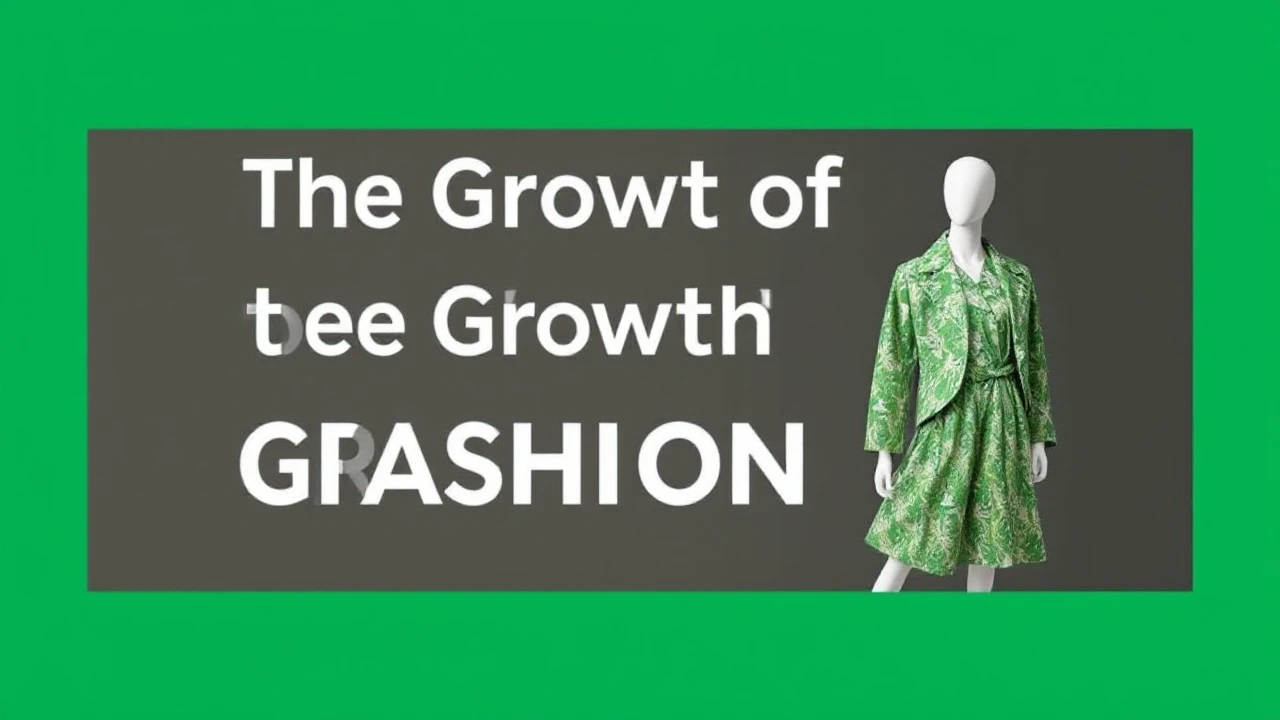 The Growth of Green Fashion: An Extensive Manual