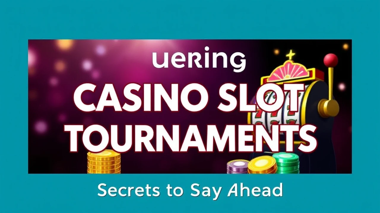 Conquering Casino Slot Tournaments: Secrets to Stay Ahead