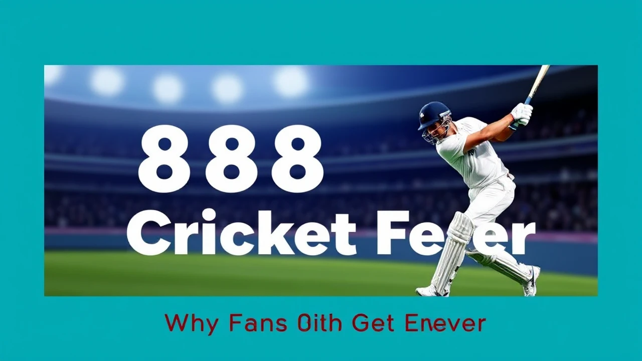 Exploring 888b Cricket Fever: Why Fans Can't Get Enough