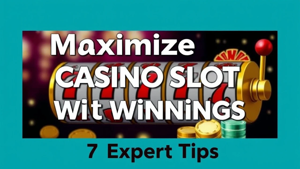 Maximize Your Casino Slot Winnings: 7 Expert Tips