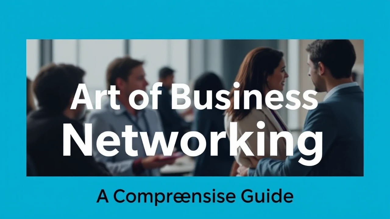 Unlocking the Art of Business Networking: A Comprehensive Guide