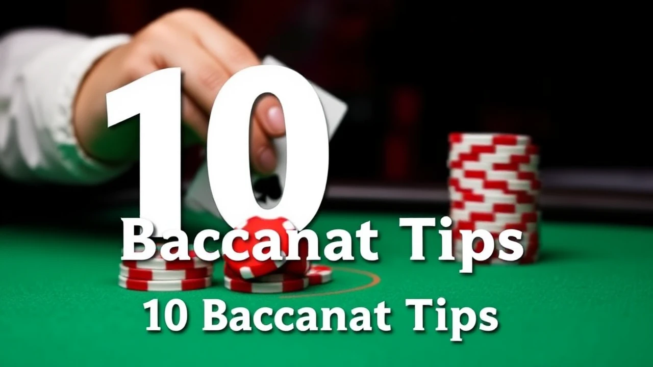 10 Baccarat Tips - Simple Guidelines To Winning