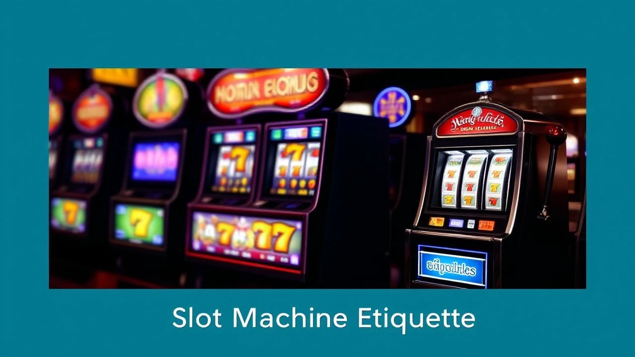 Understanding the Art of Slot Machine Etiquette
