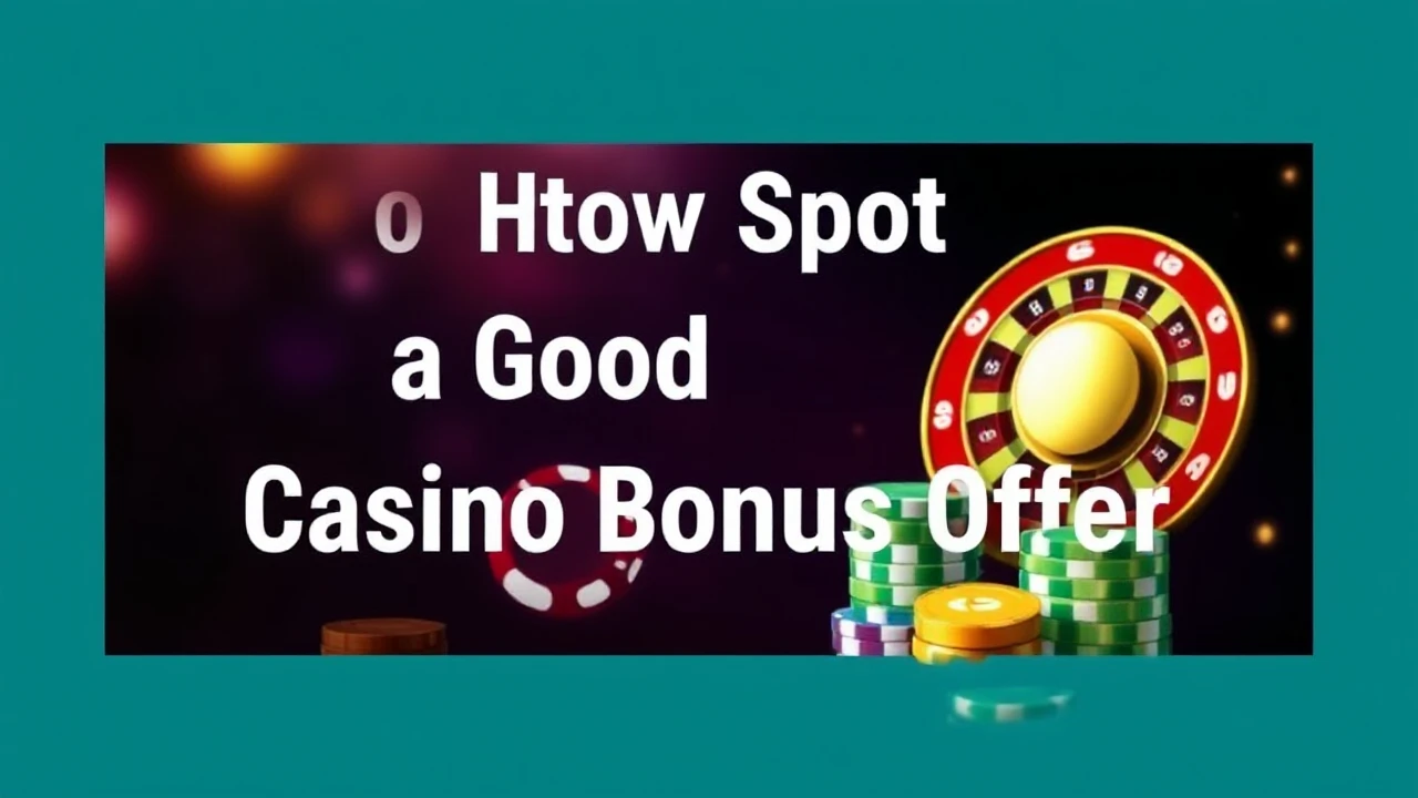 How to Spot a Good Casino Bonus Offer