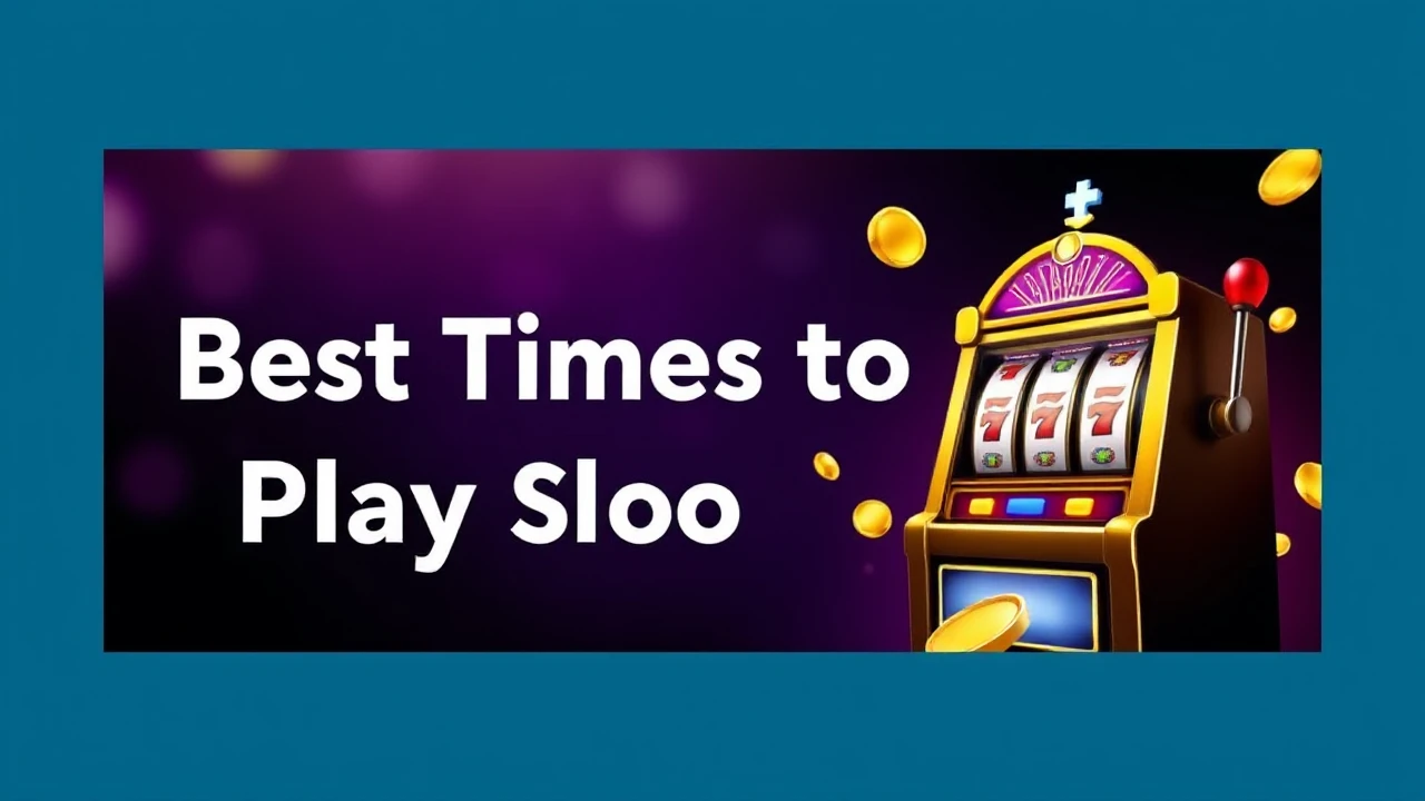 Get Lucky: Best Times to Play Casino Slots