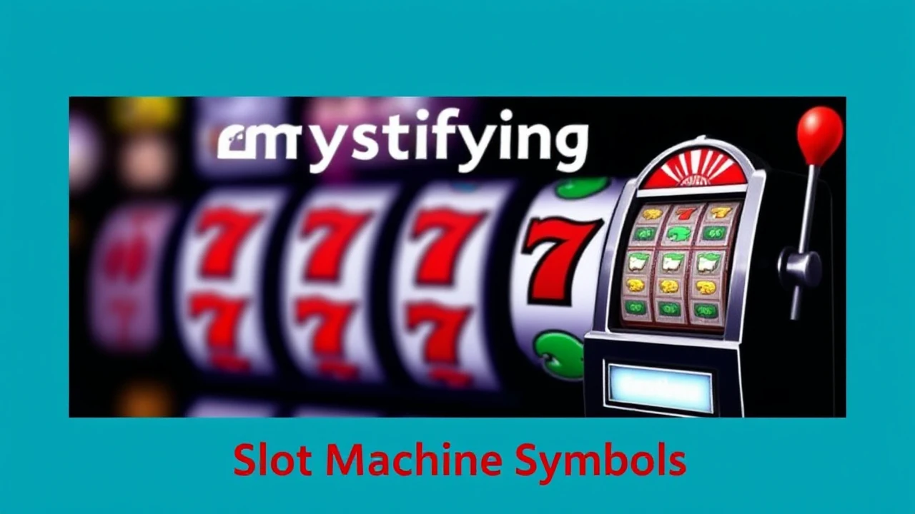 Demystifying Slot Machine Symbols: An In-Depth Guide