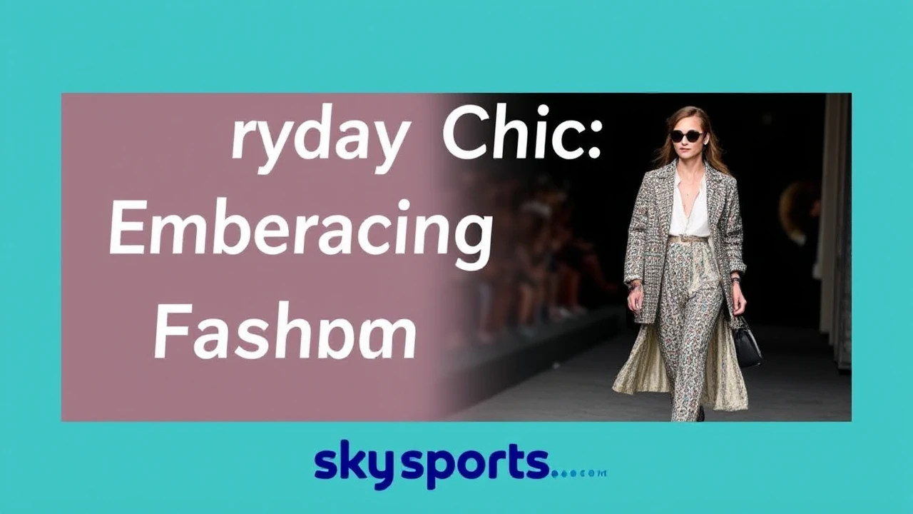 Everyday Chic: Embracing Runway Fashion Trends