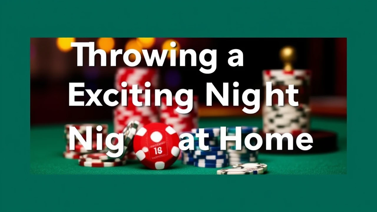 Throwing a Exciting Casino Night at Home