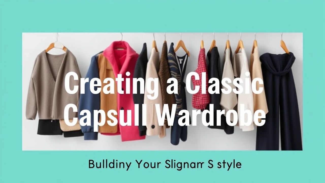 A Comprehensive Manual to Creating a Classic Capsule Wardrobe