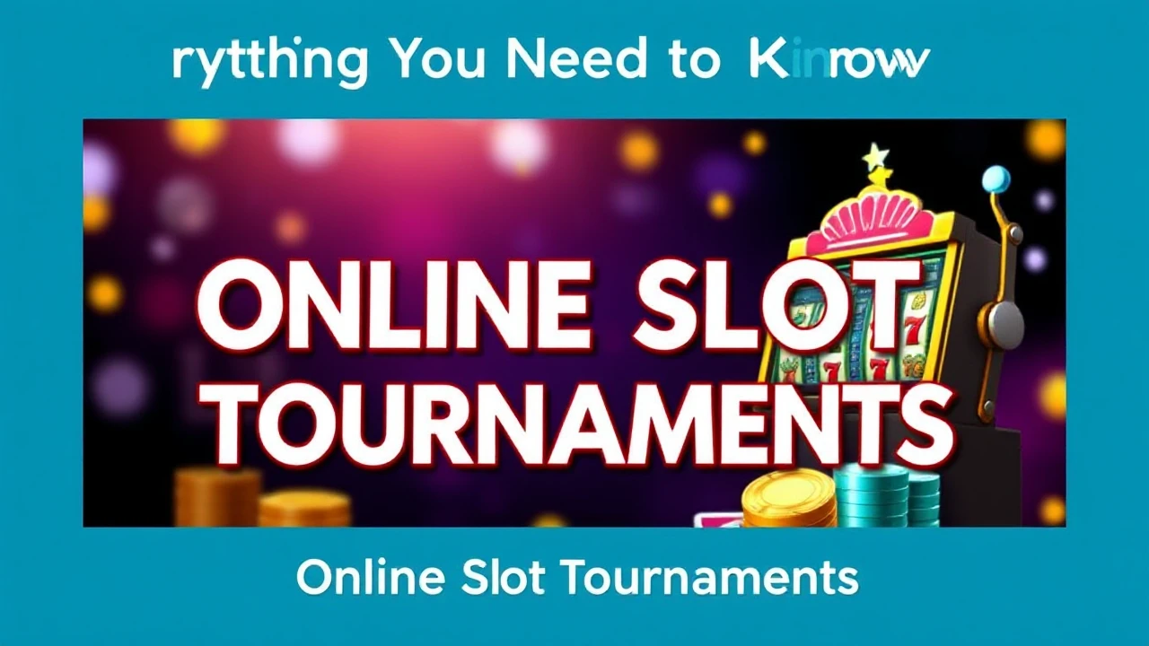 Everything You Need to Know Online Slot Tournaments: Understanding the Exciting Realm of Online Slot Tournaments