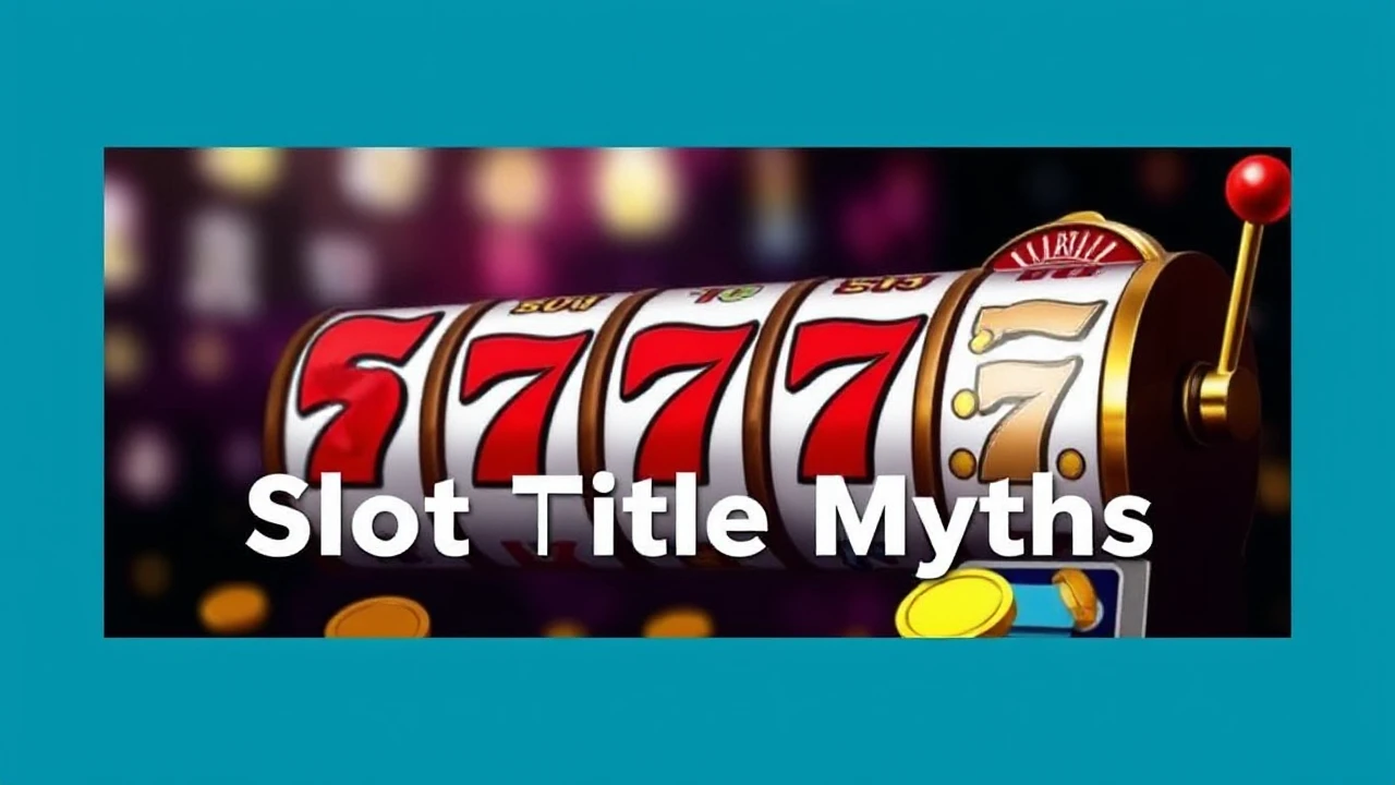 Debunking A Decade of Slot Title Myths: Unveiling Reality from Fiction