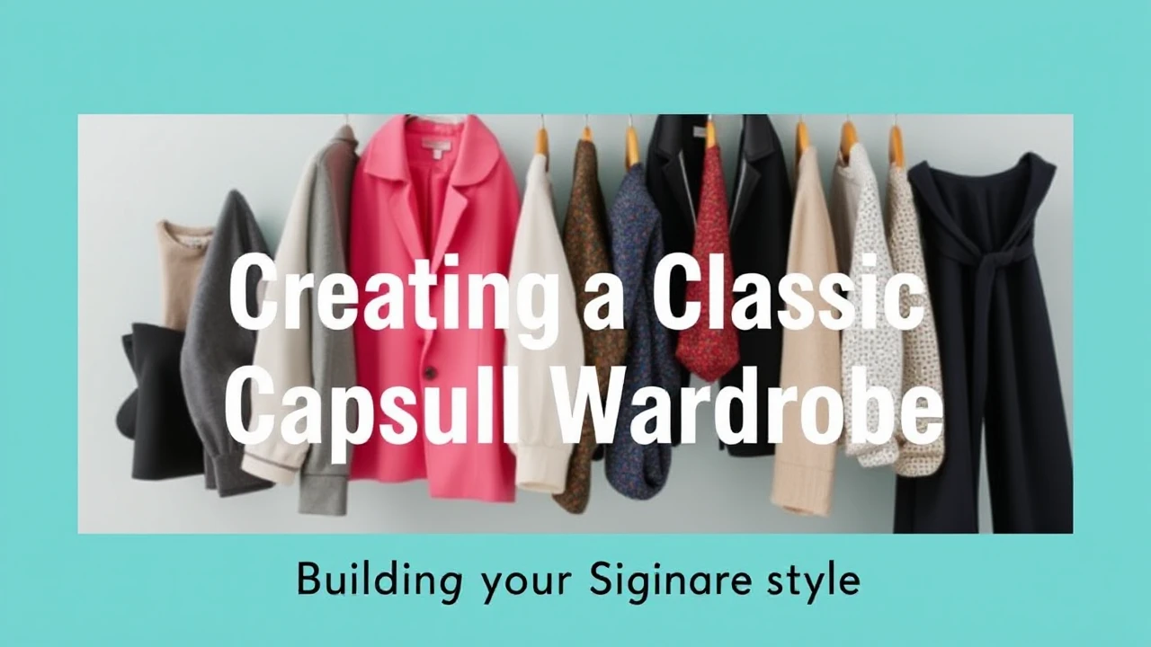 A Comprehensive Manual to Creating a Classic Capsule Wardrobe