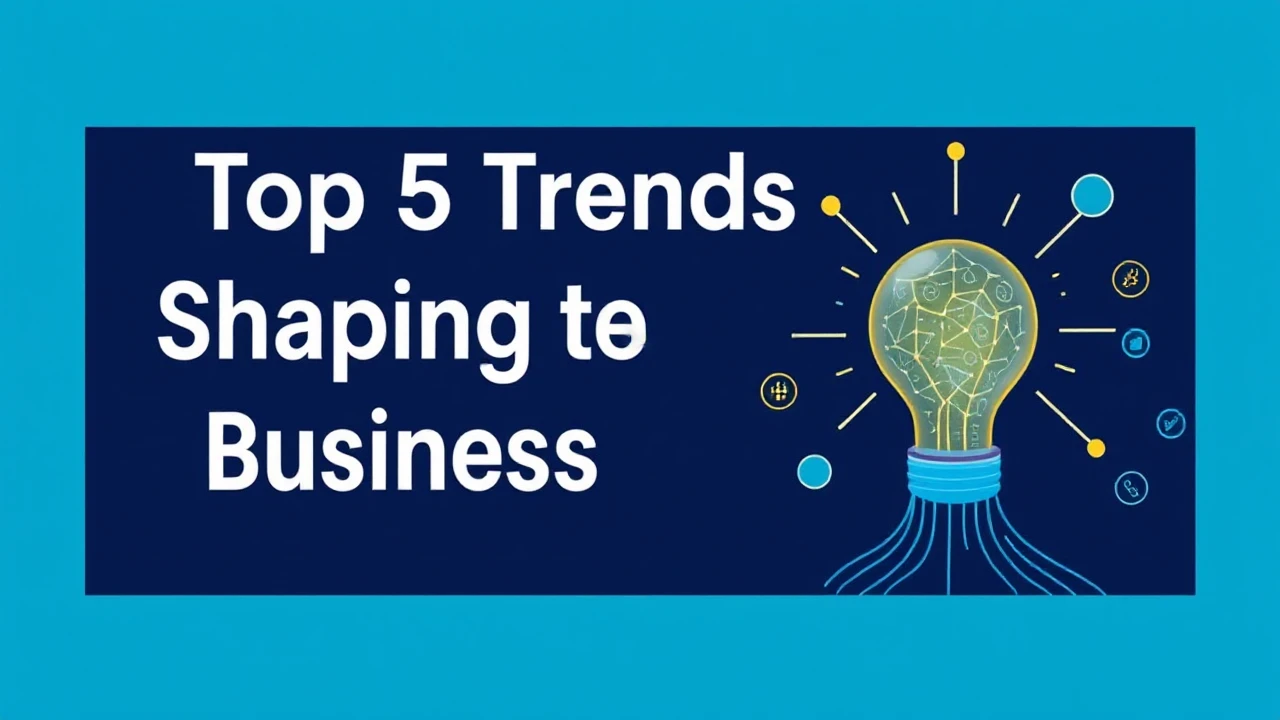 Delving into the Top 5 Trends Shaping the Future of Business Innovation